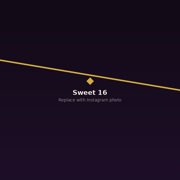 Sweet 16 celebration