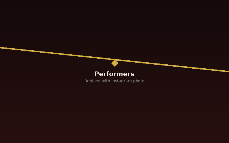 Interactive costumed performers at holiday event